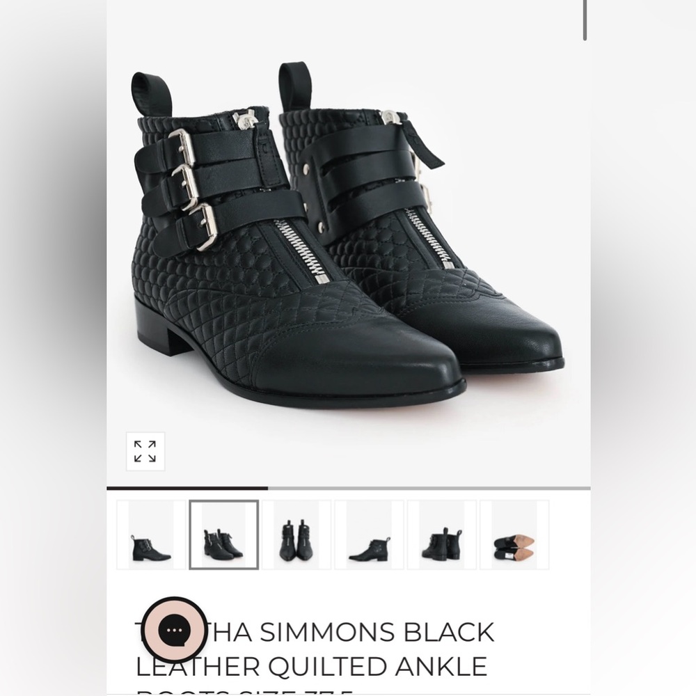 TABITHA SIMMONS Quilted Ankle Boots